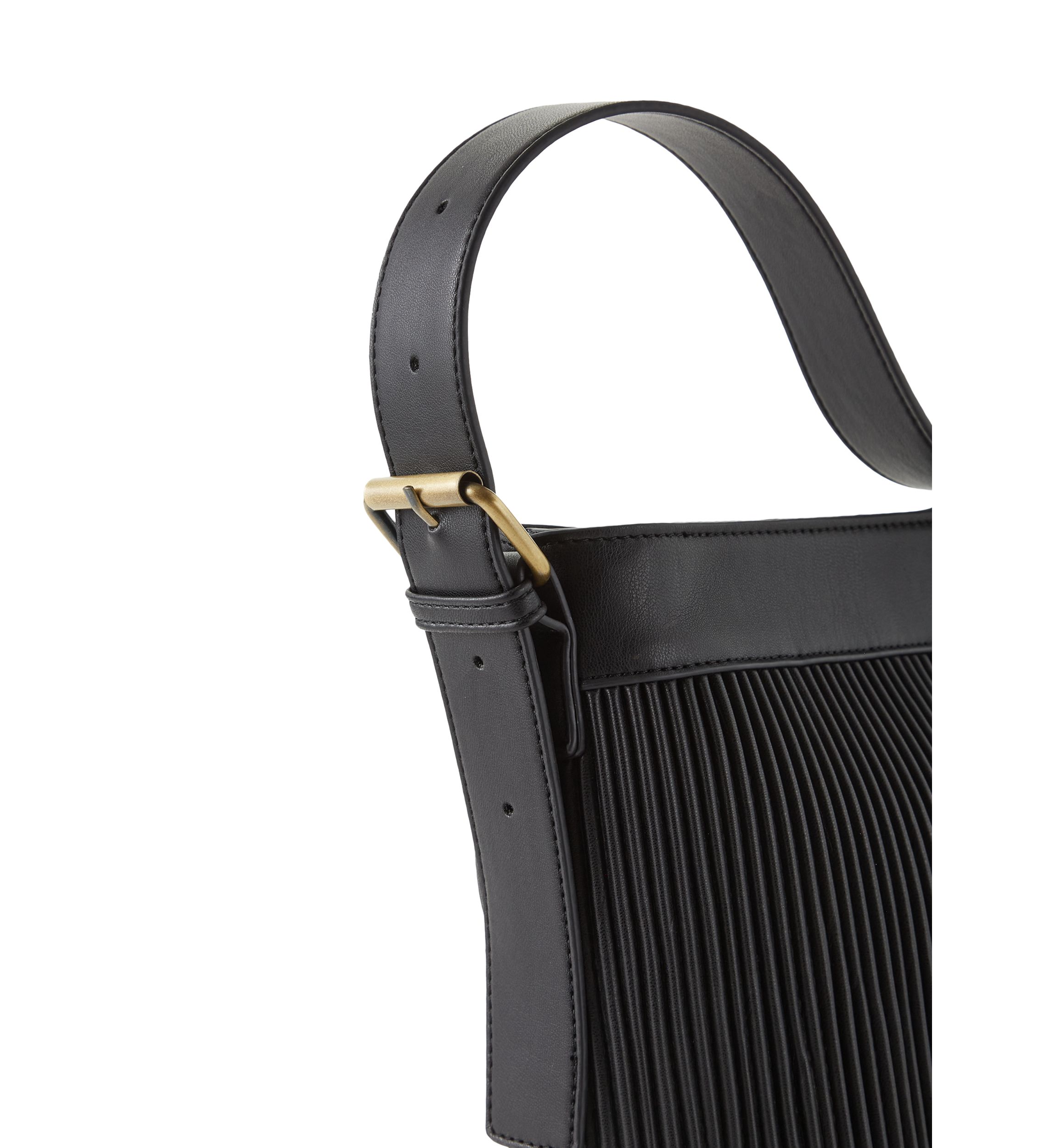 Ribbed Hobo Bag