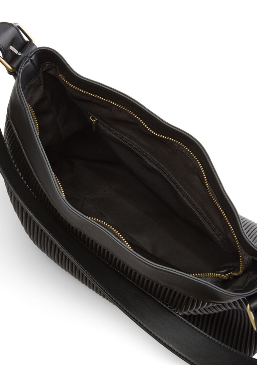 Ribbed Hobo Bag