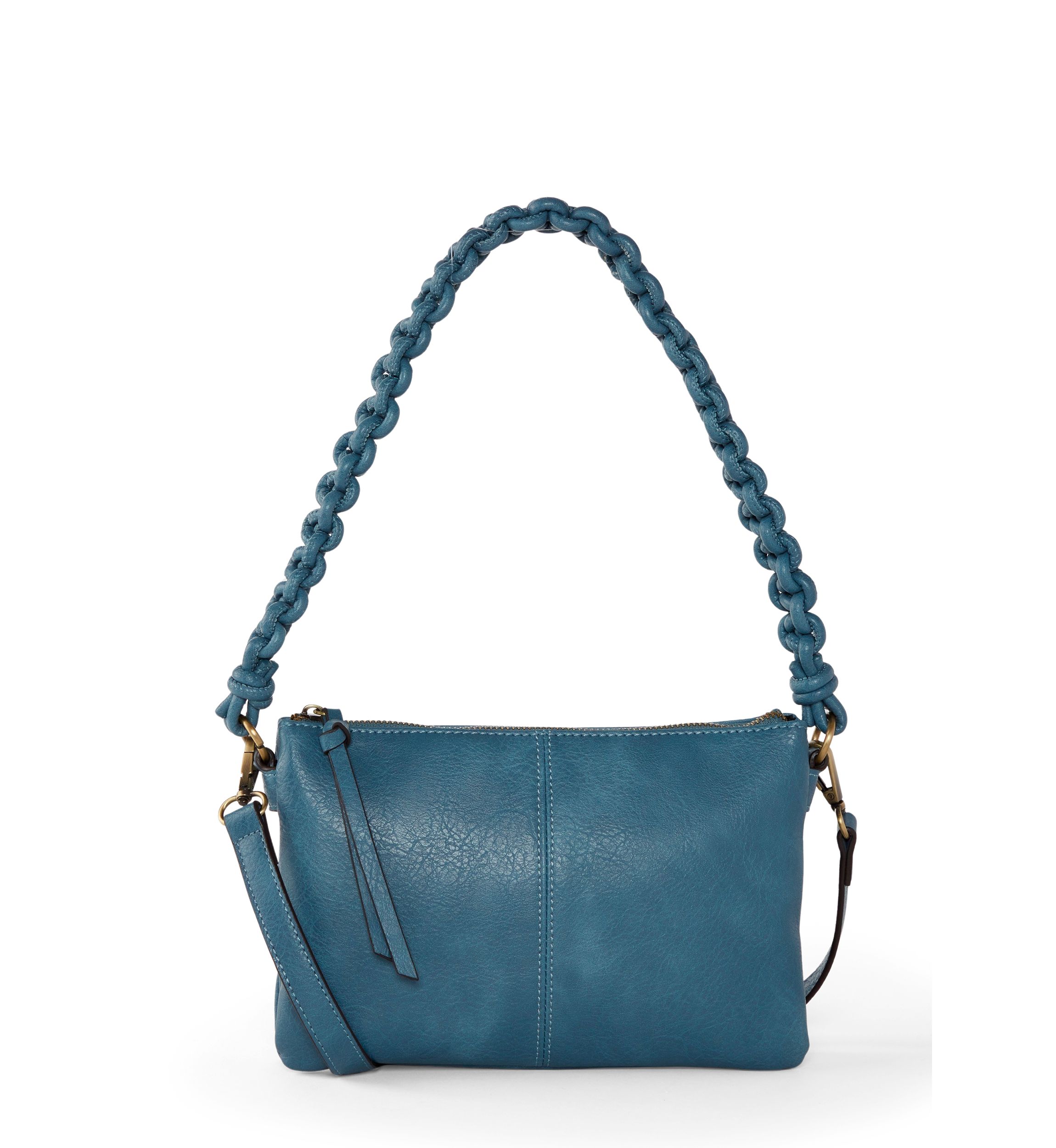 Crossbody Bag with Braided Shoulder Strap