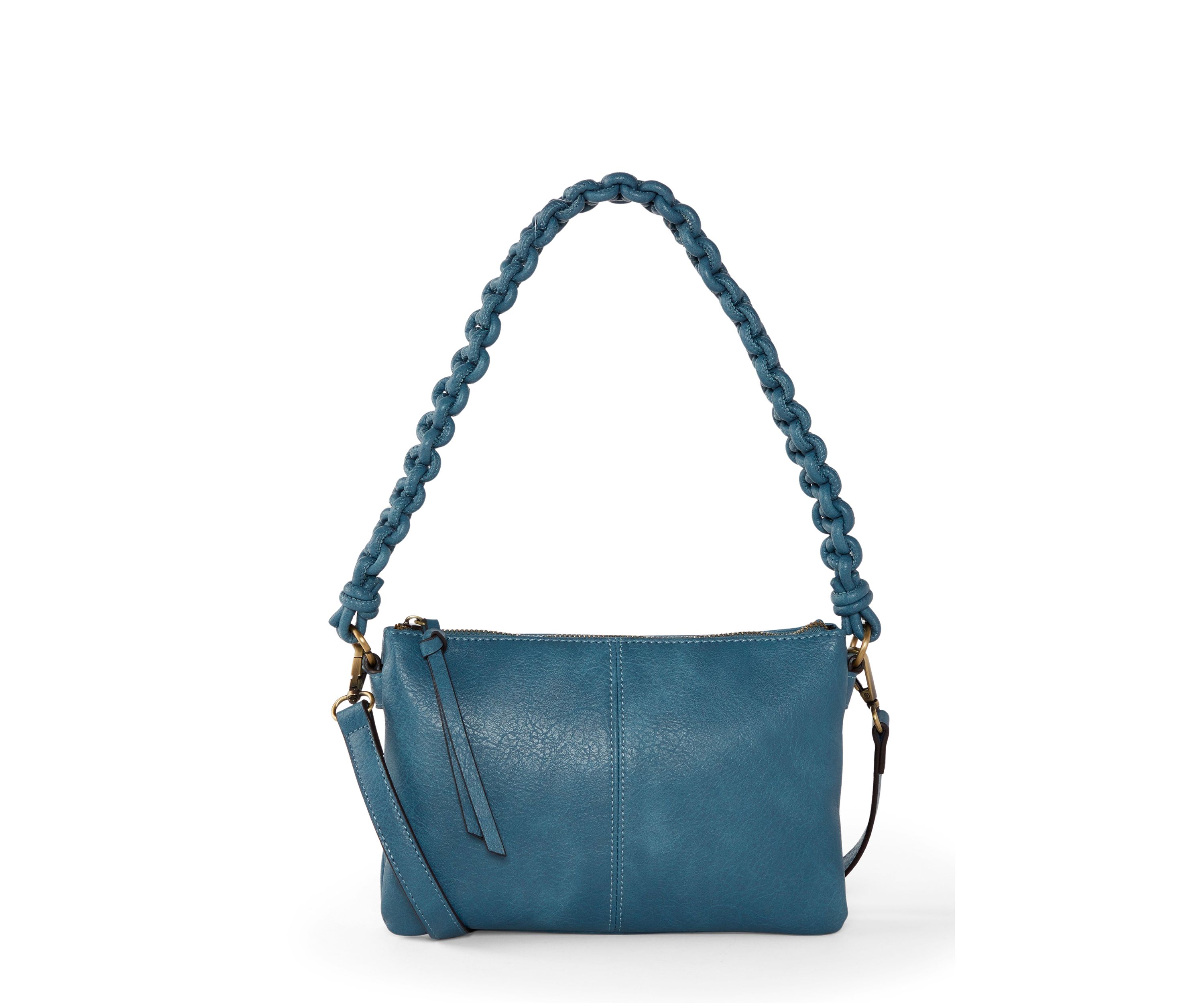 Crossbody Bag with Braided Shoulder Strap