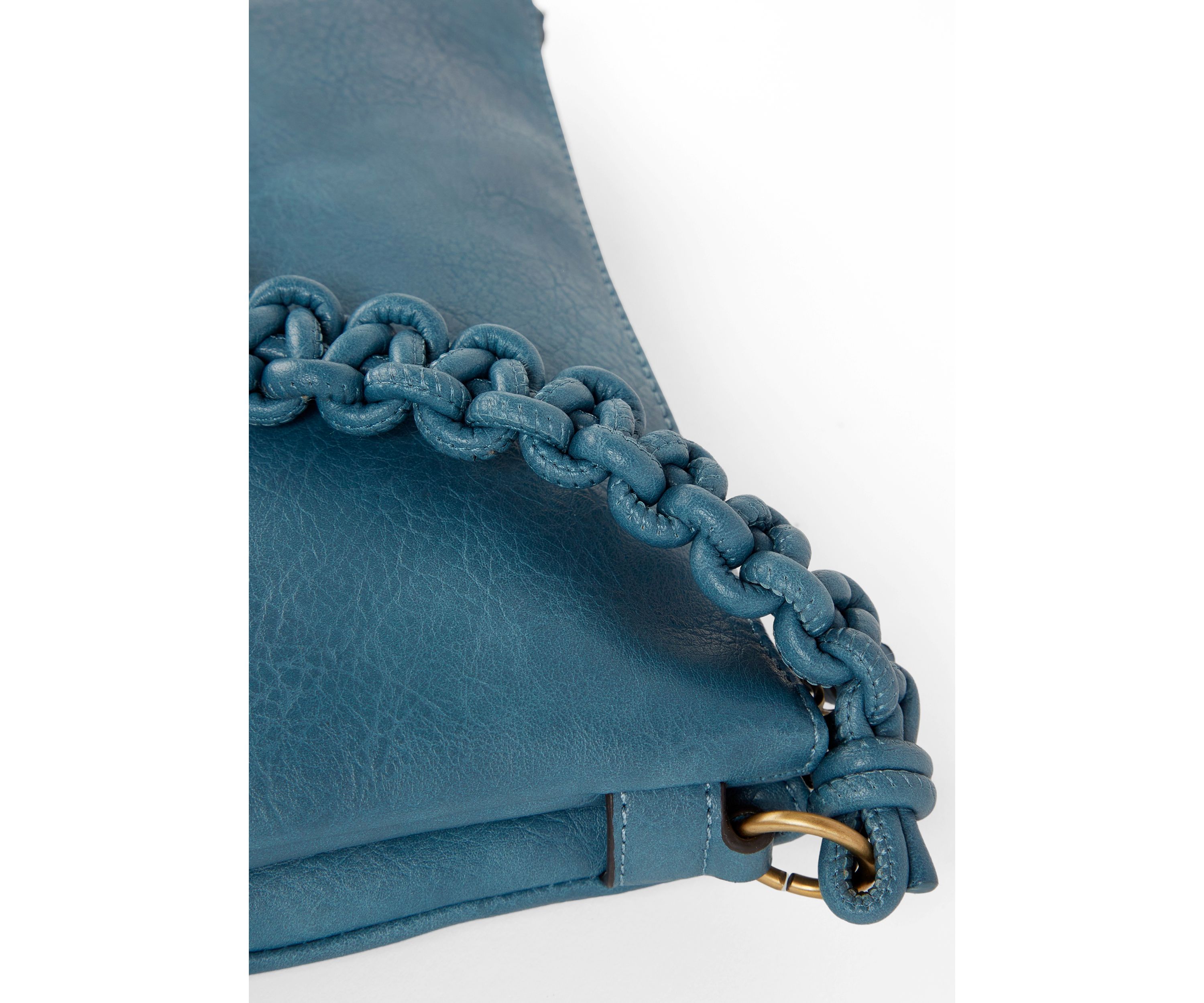 Crossbody Bag with Braided Shoulder Strap