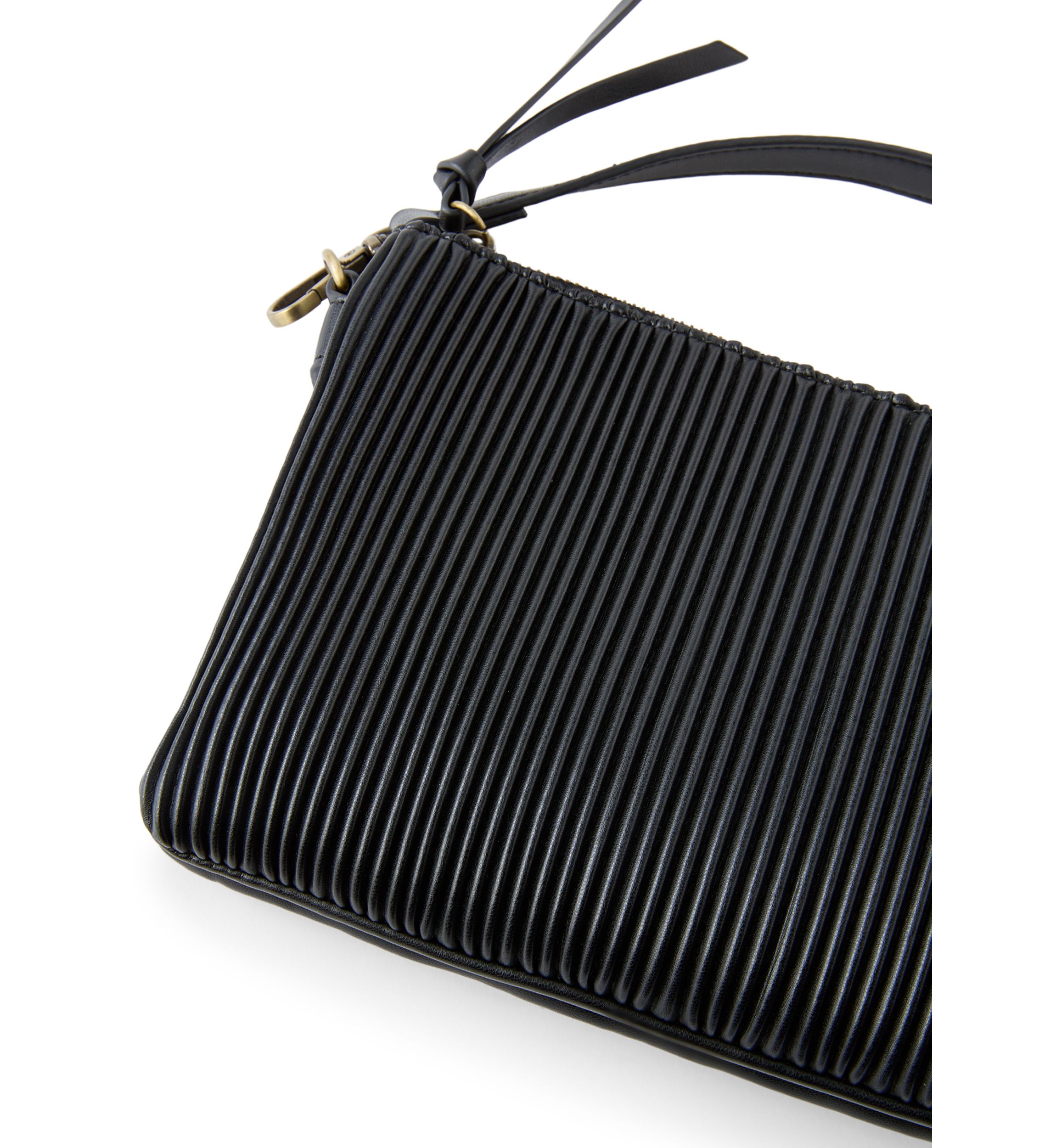 Ribbed Crossbody Bag