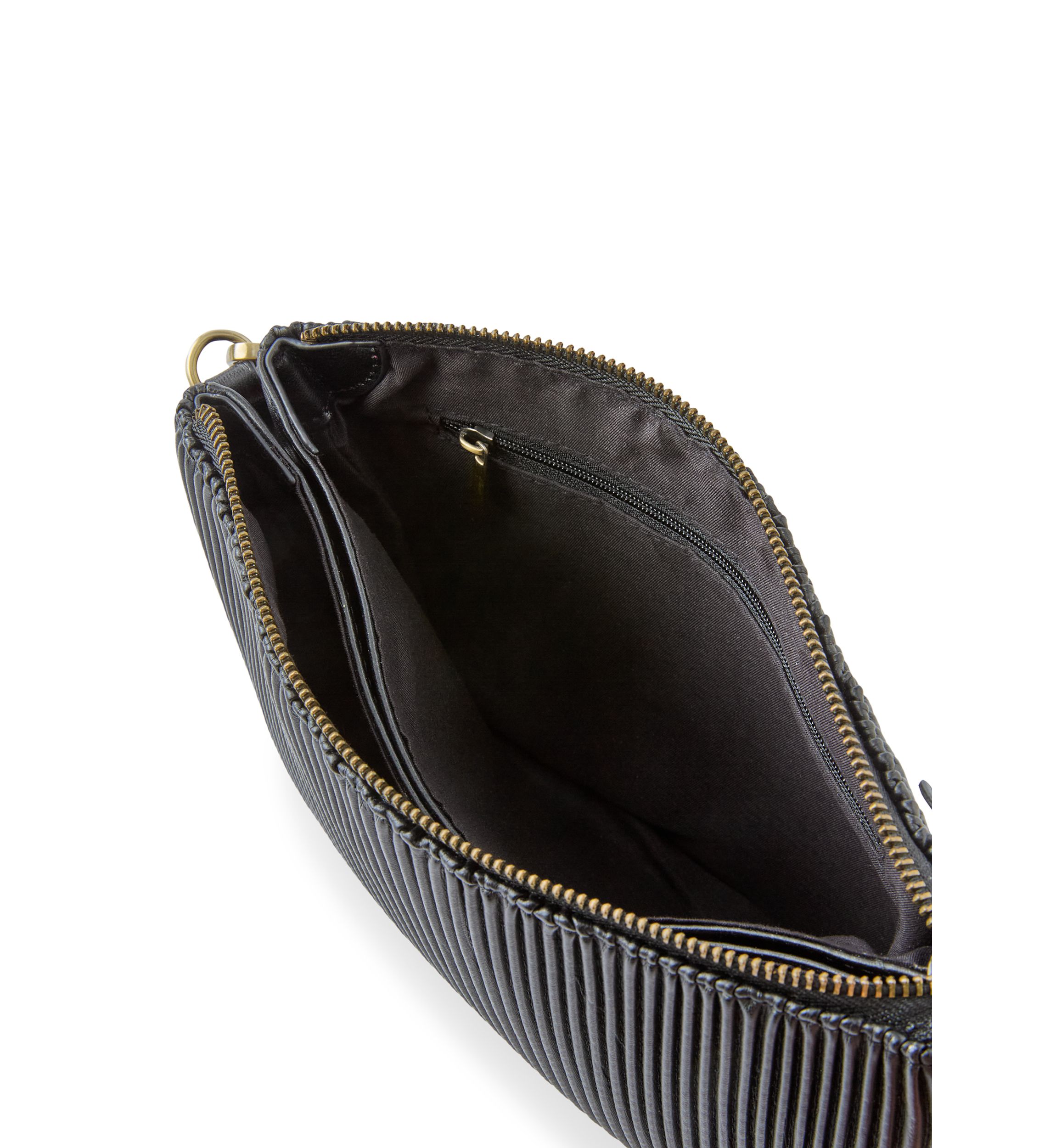 Ribbed Crossbody Bag