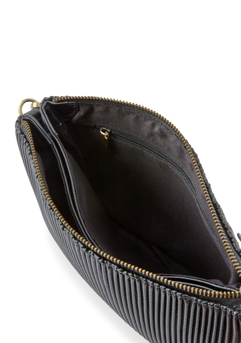 Ribbed Crossbody Bag