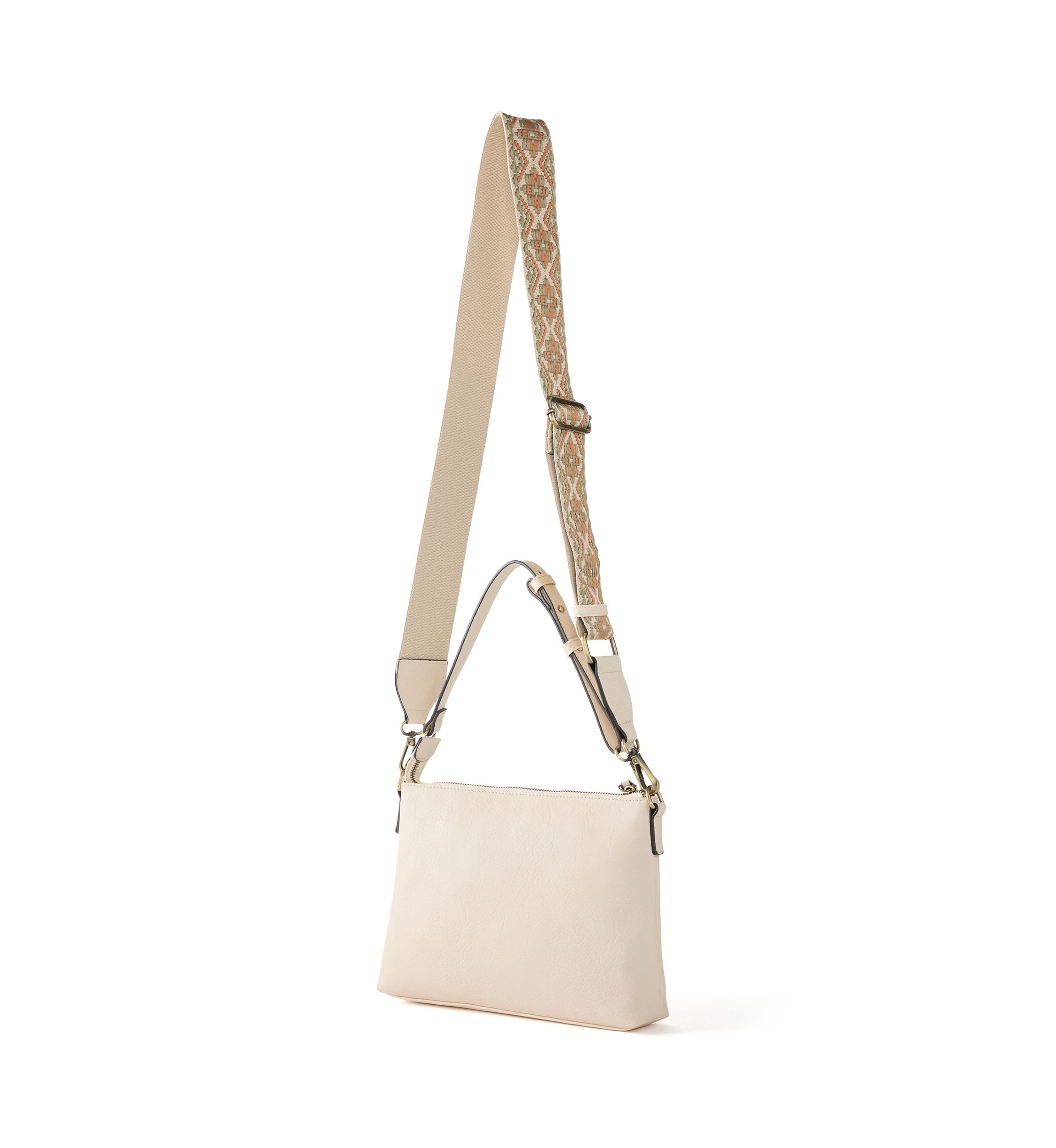 East West Shoulder Bag with Crossbody Strap