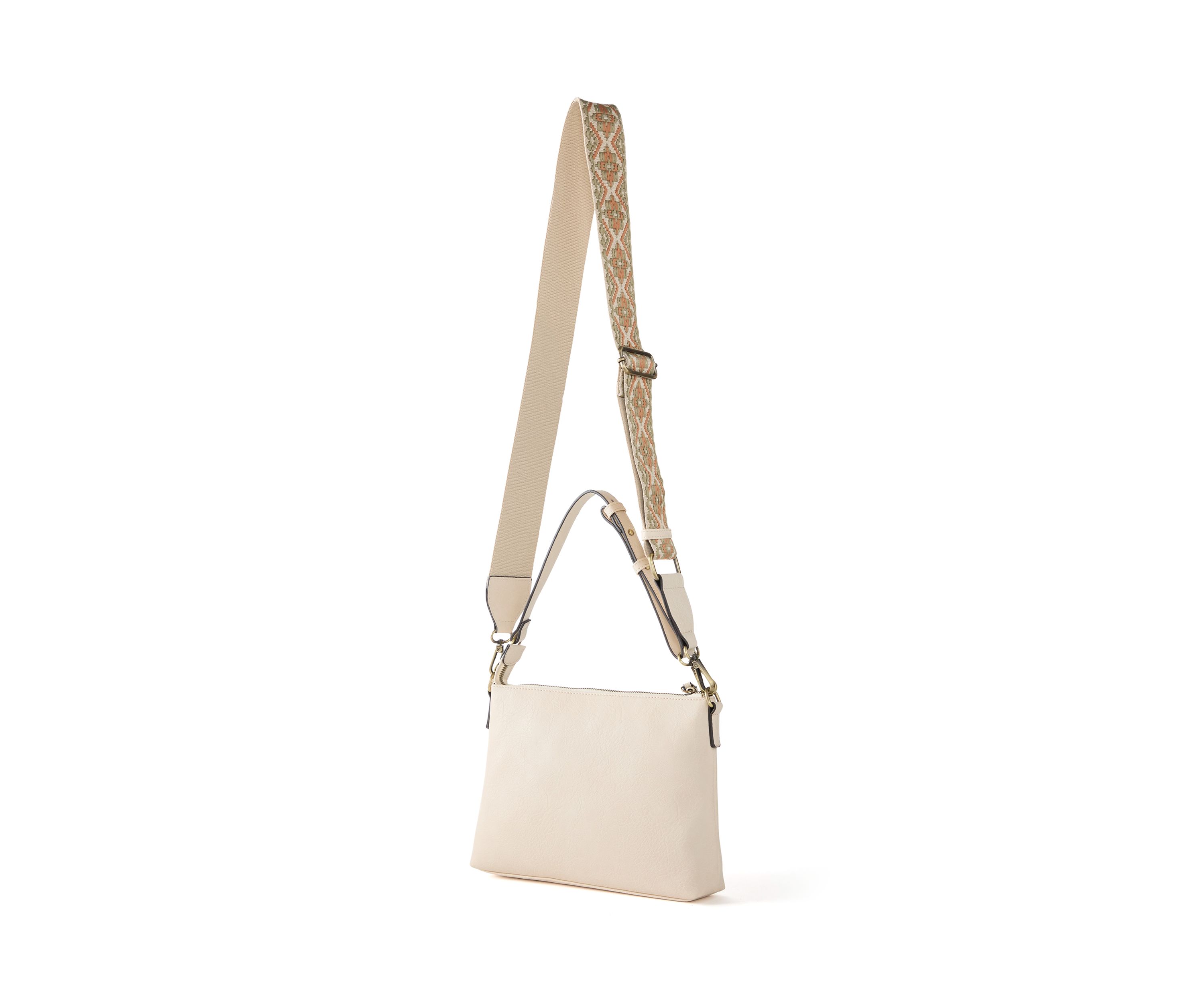 East West Shoulder Bag with Crossbody Strap