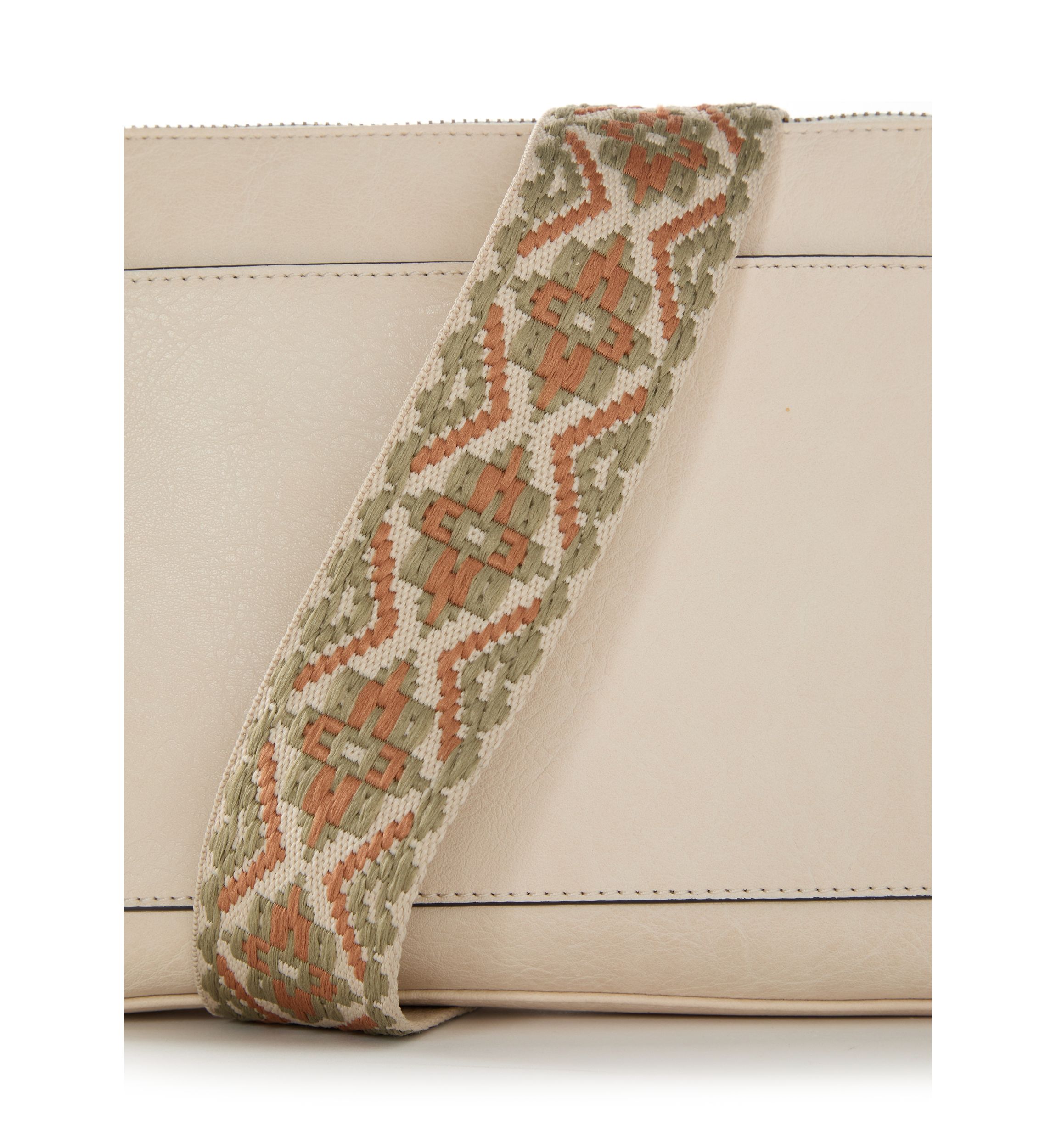 East West Shoulder Bag with Crossbody Strap