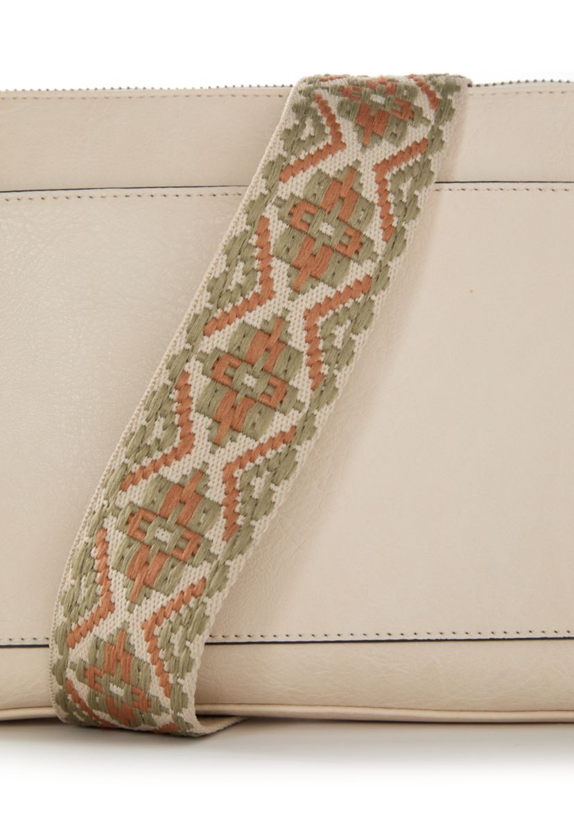 East West Shoulder Bag with Crossbody Strap