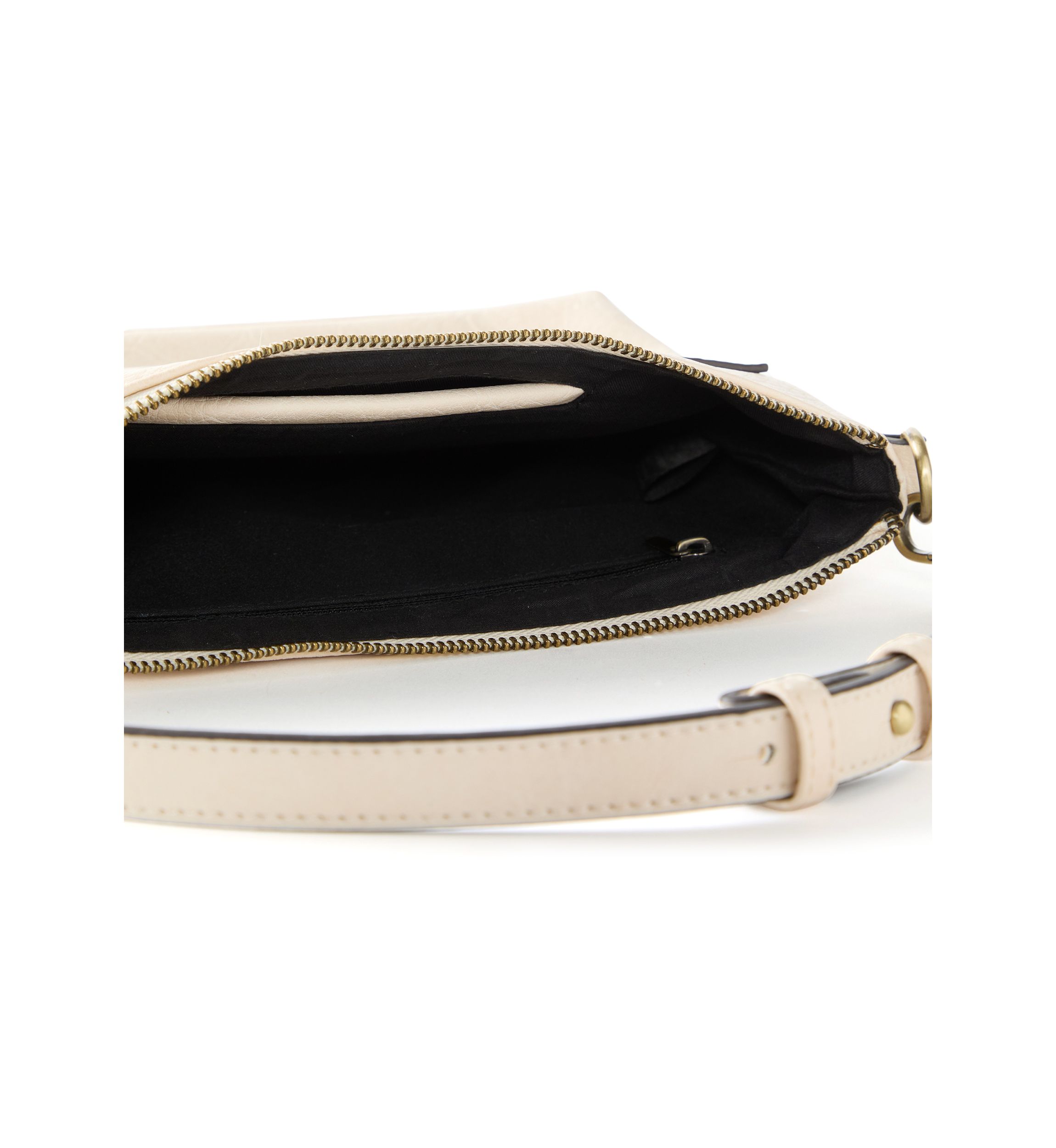 East West Shoulder Bag with Crossbody Strap