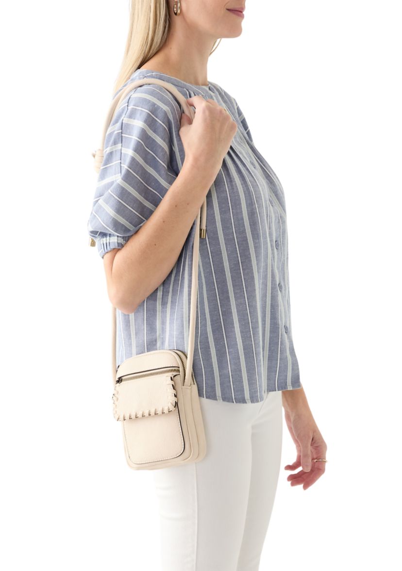 Whipstitch Phone Crossbody 