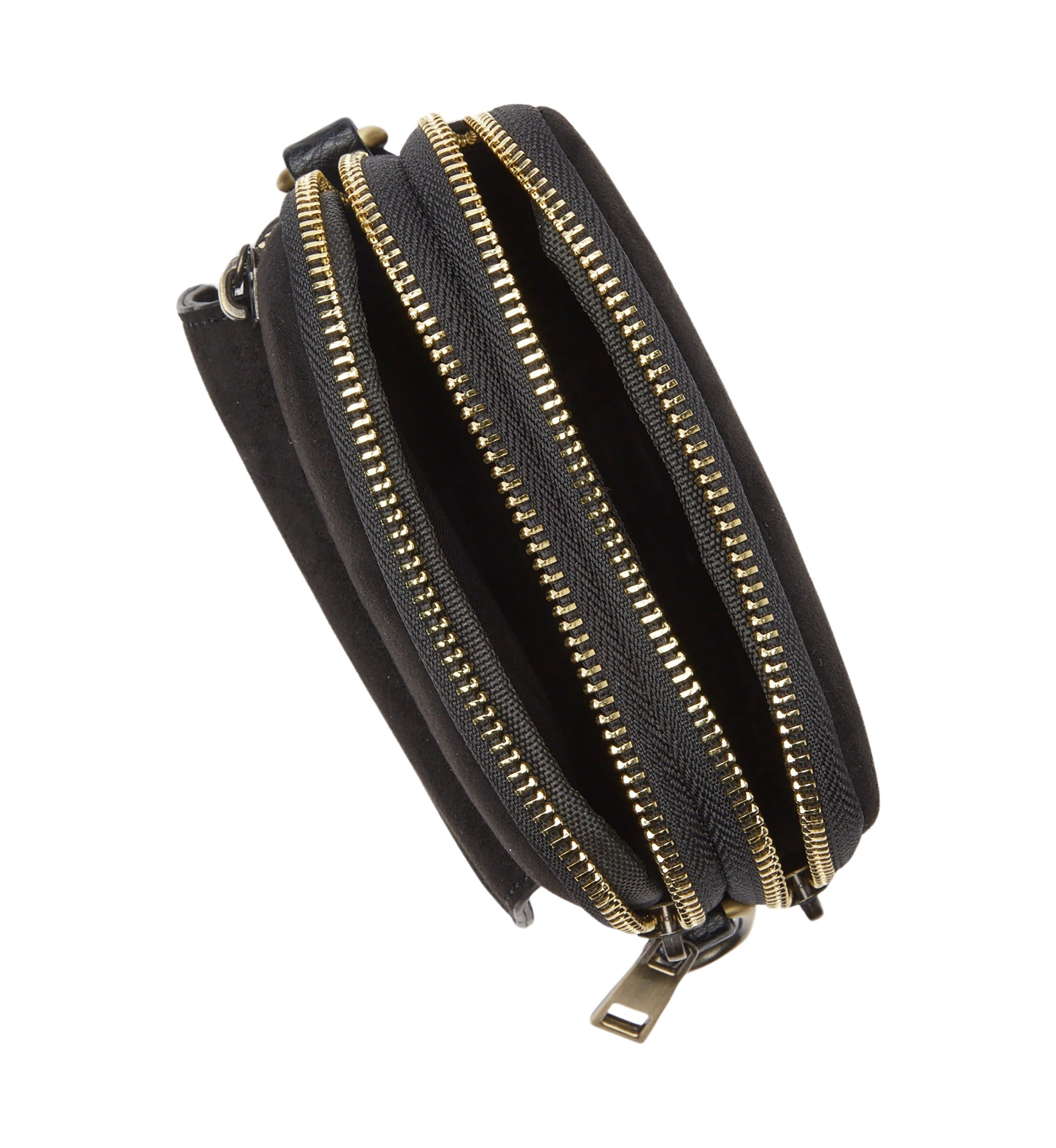 Faux Suede Crossbody