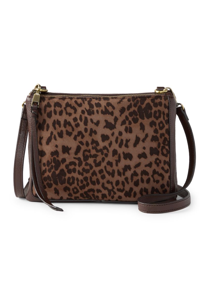 Crossbody with Leopard Faux Suede 