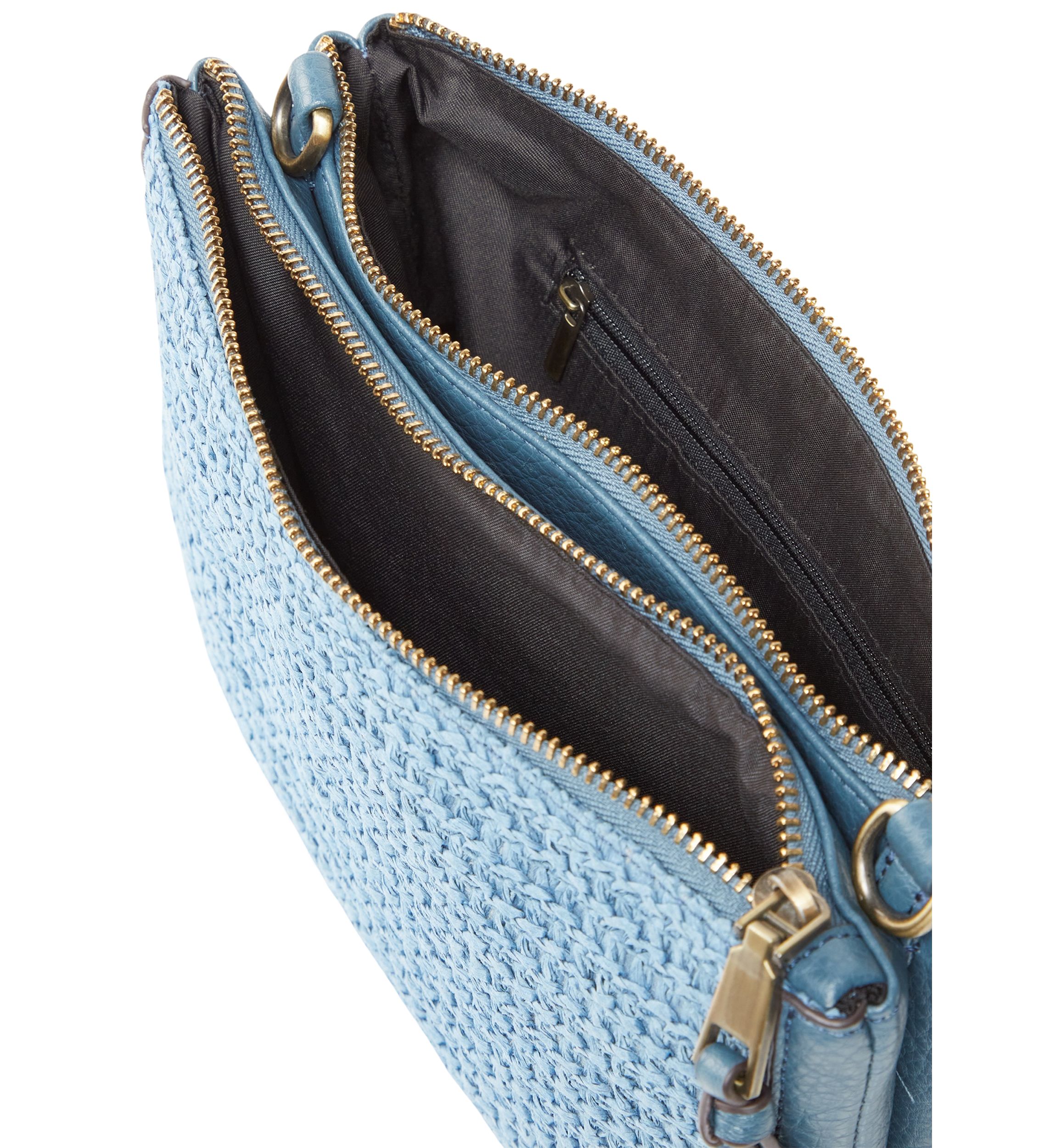 Straw Natural Crossbody Bag
