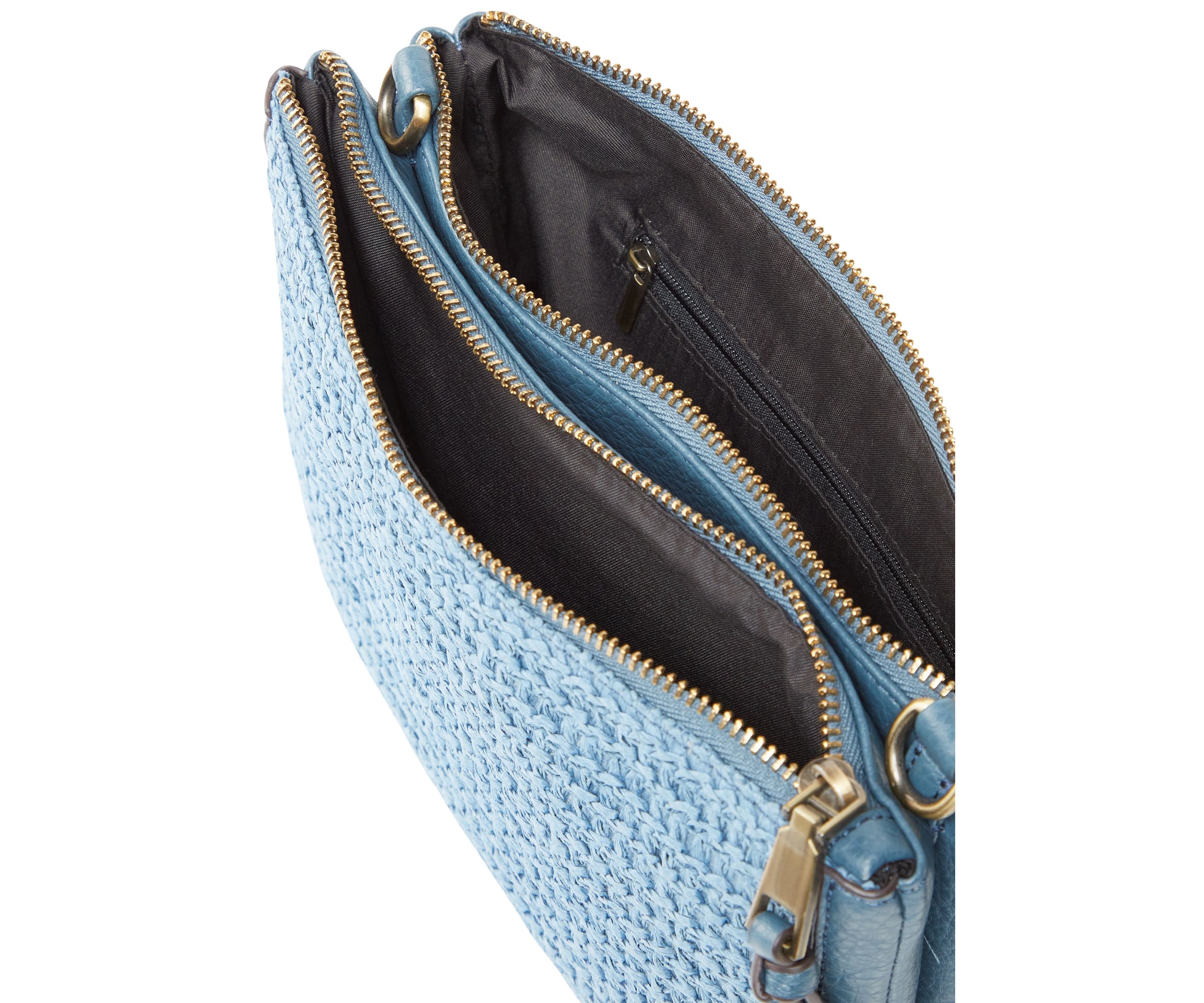 Straw Natural Crossbody Bag
