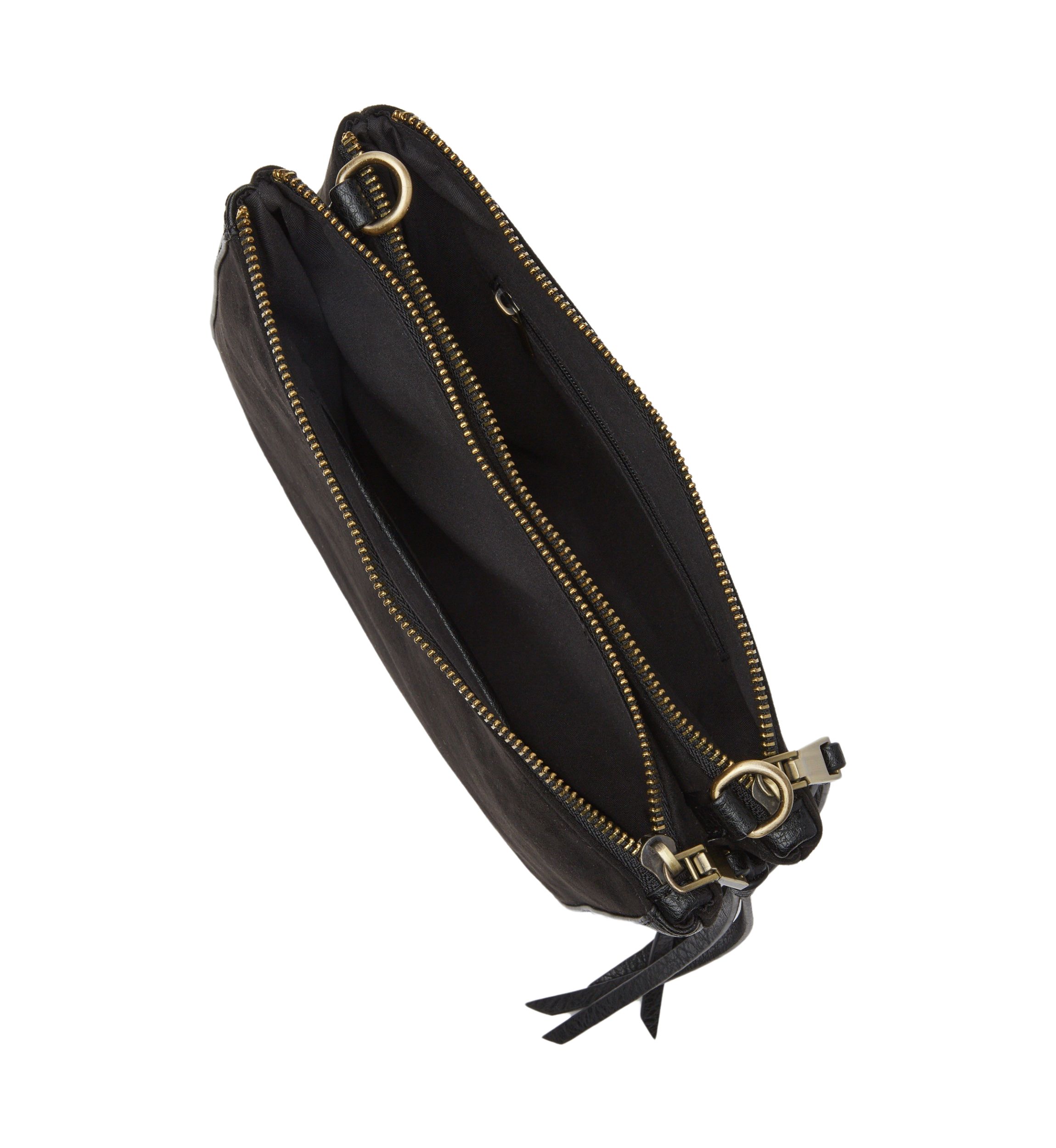 Faux Suede Mix Crossbody
