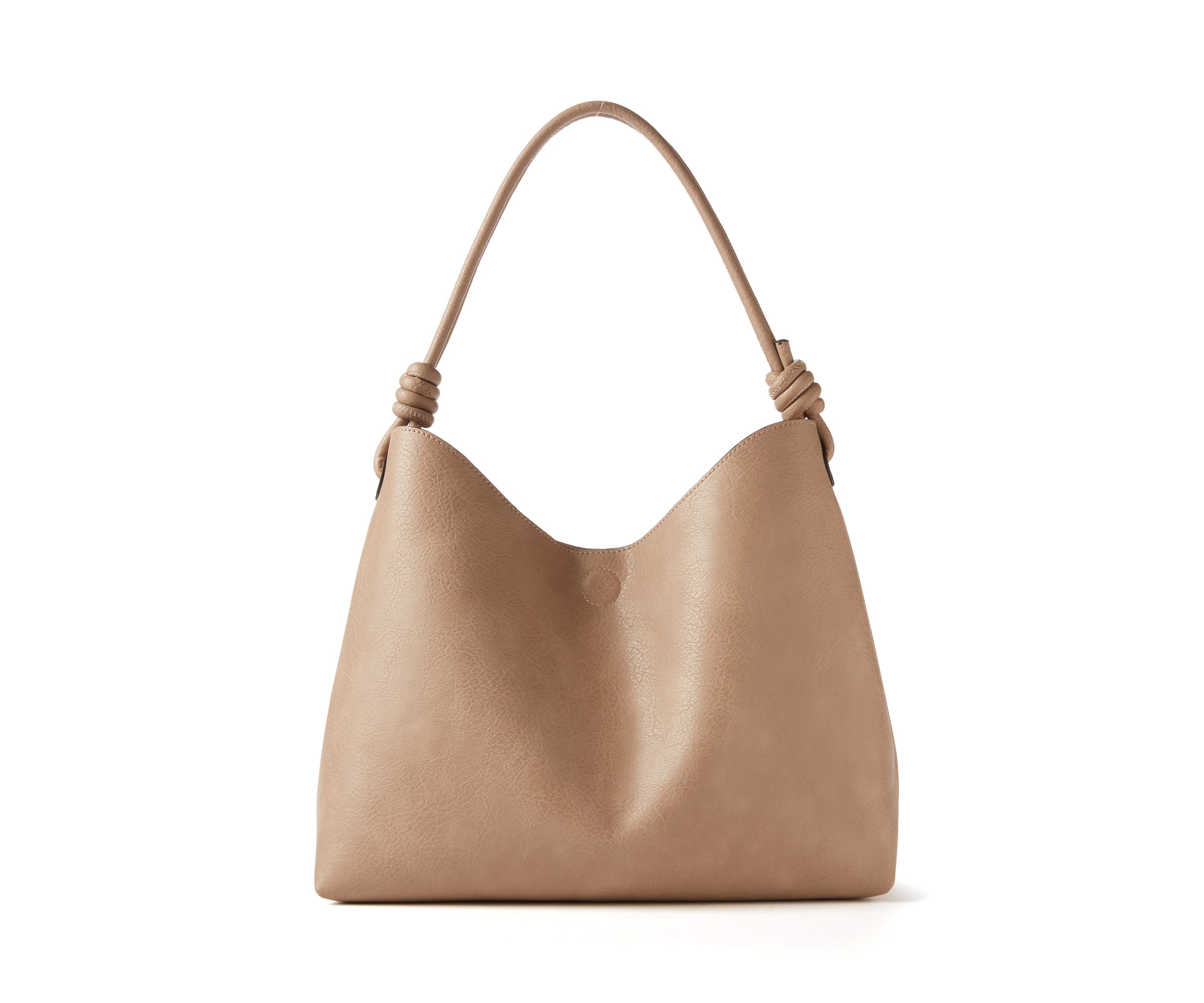 Knotted Strap Hobo Bag