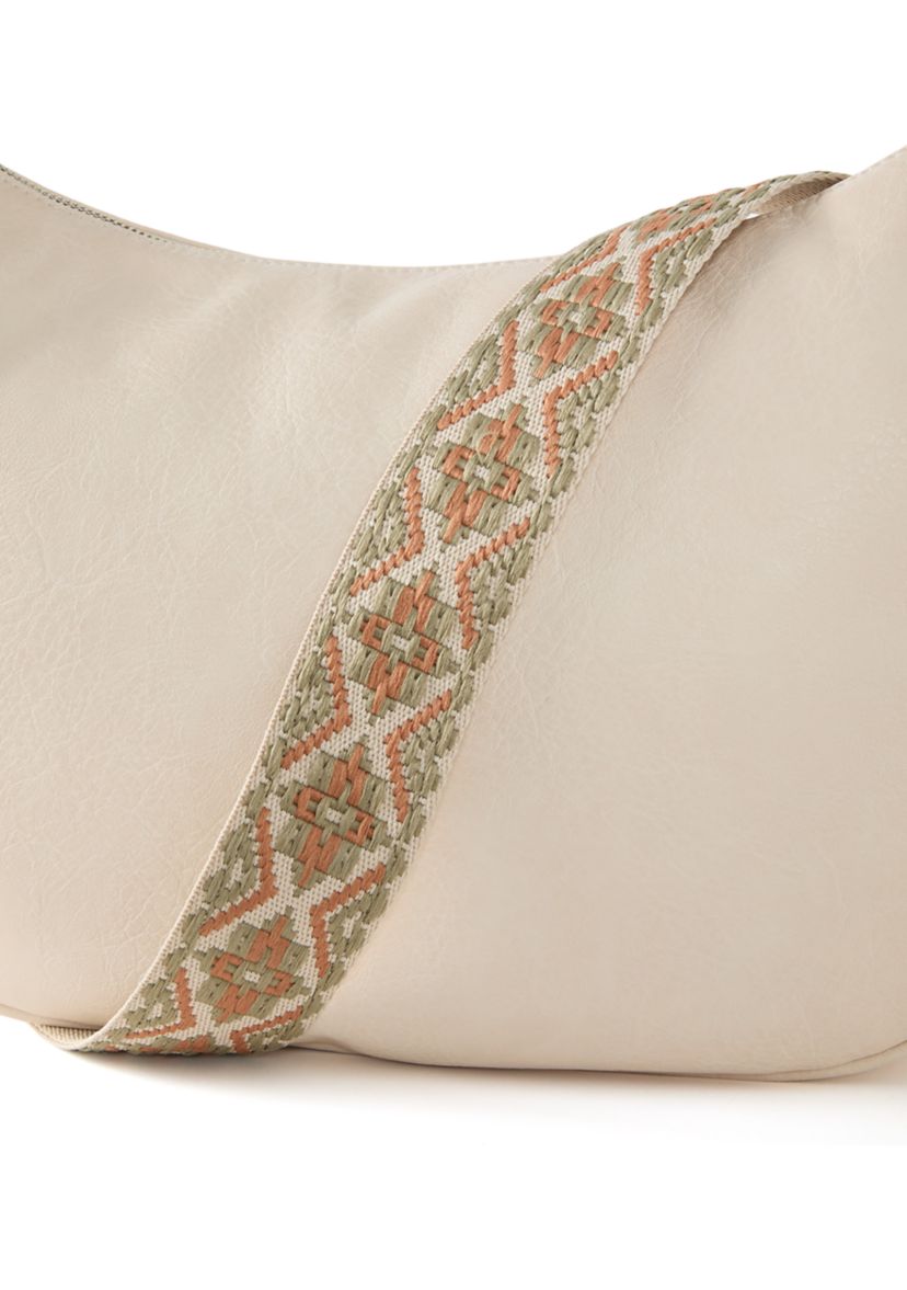Sling Bag with Webbing Crossbody Strap