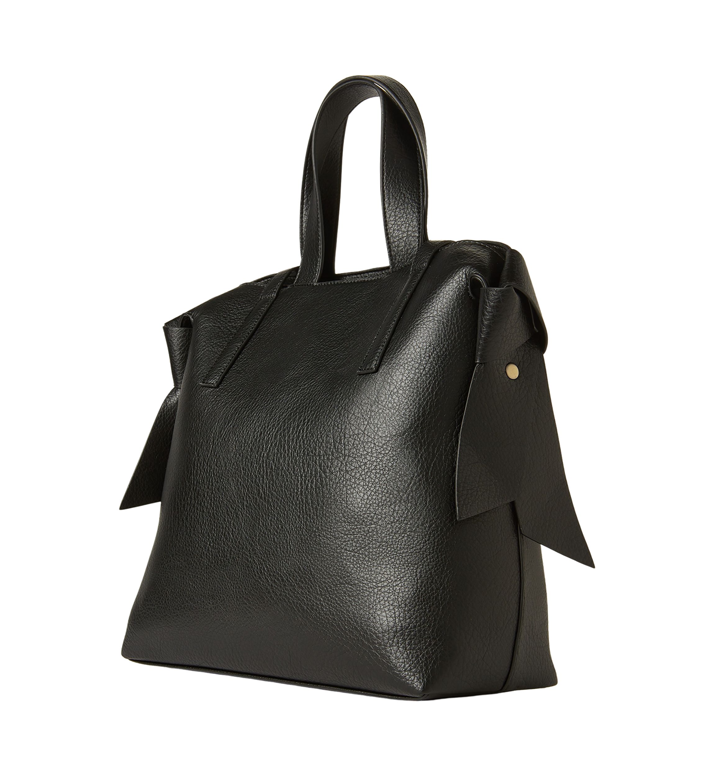 Double Handle Tote with Knot Detail