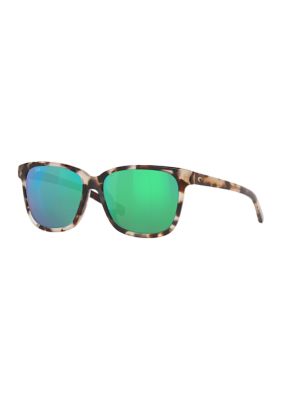 Costa Del Mar Women's 6S2009 May Polarized Sunglasses, Medium