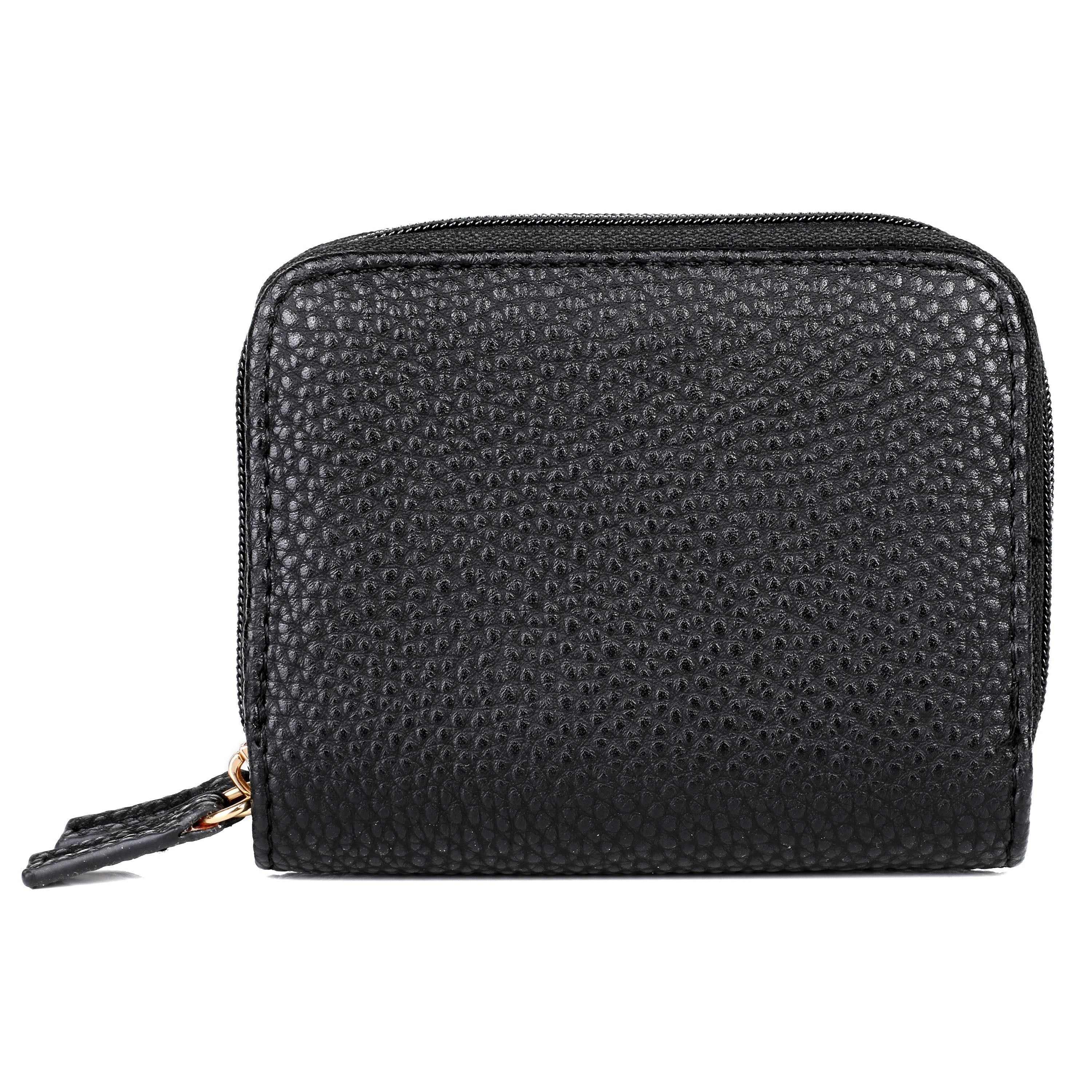 Solid Pebble Vegan Leather Wizard Wallet