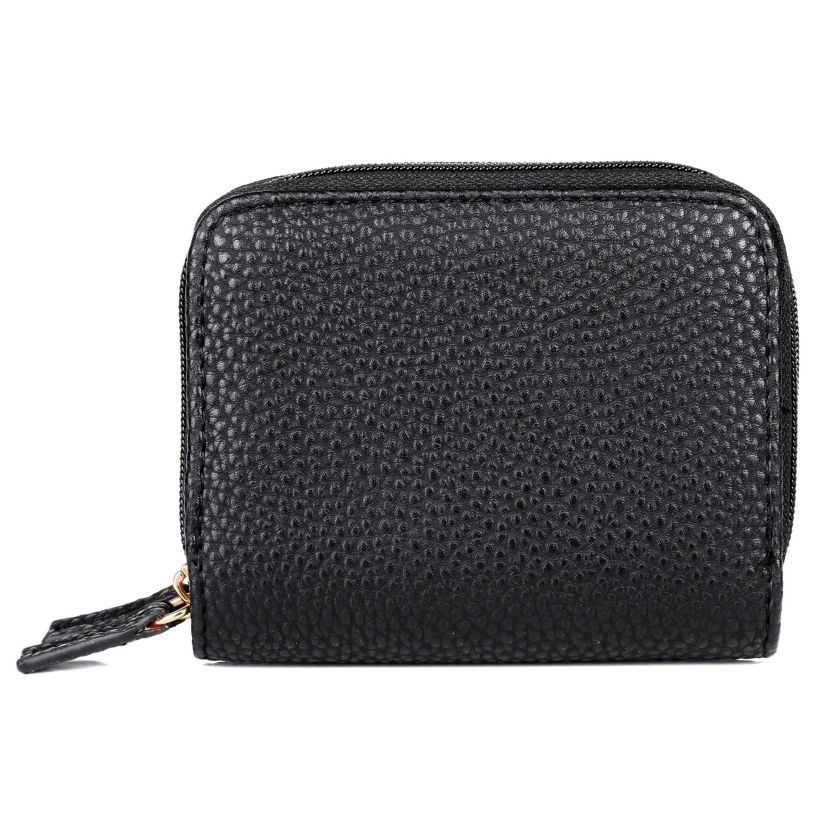 Solid Pebble Vegan Leather Wizard Wallet