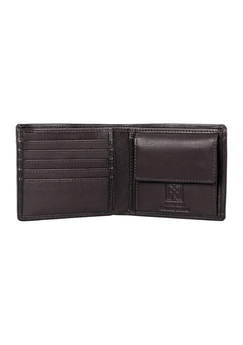 Karla Hanson RFID Blocking Leather Wallet with Coin