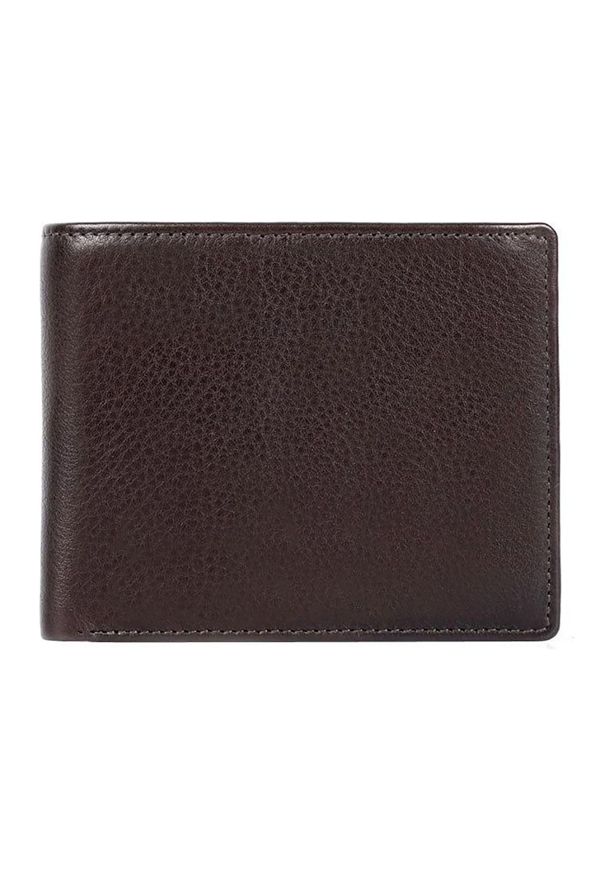 RFID Blocking Leather Wallet with Coin Pocket