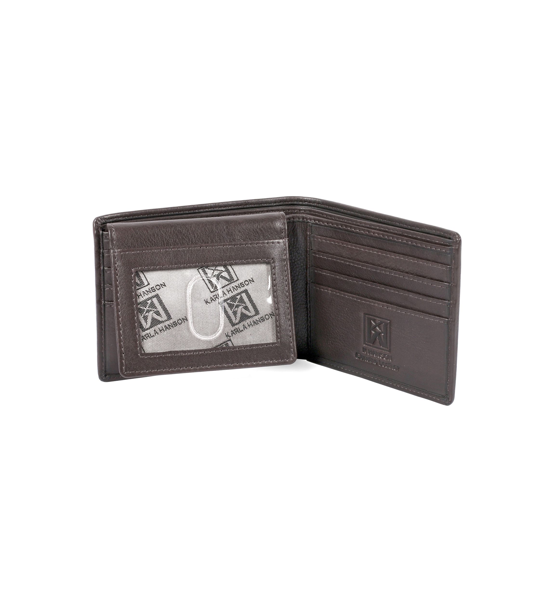 RFID Blocking Leather Wallet with Card Insert