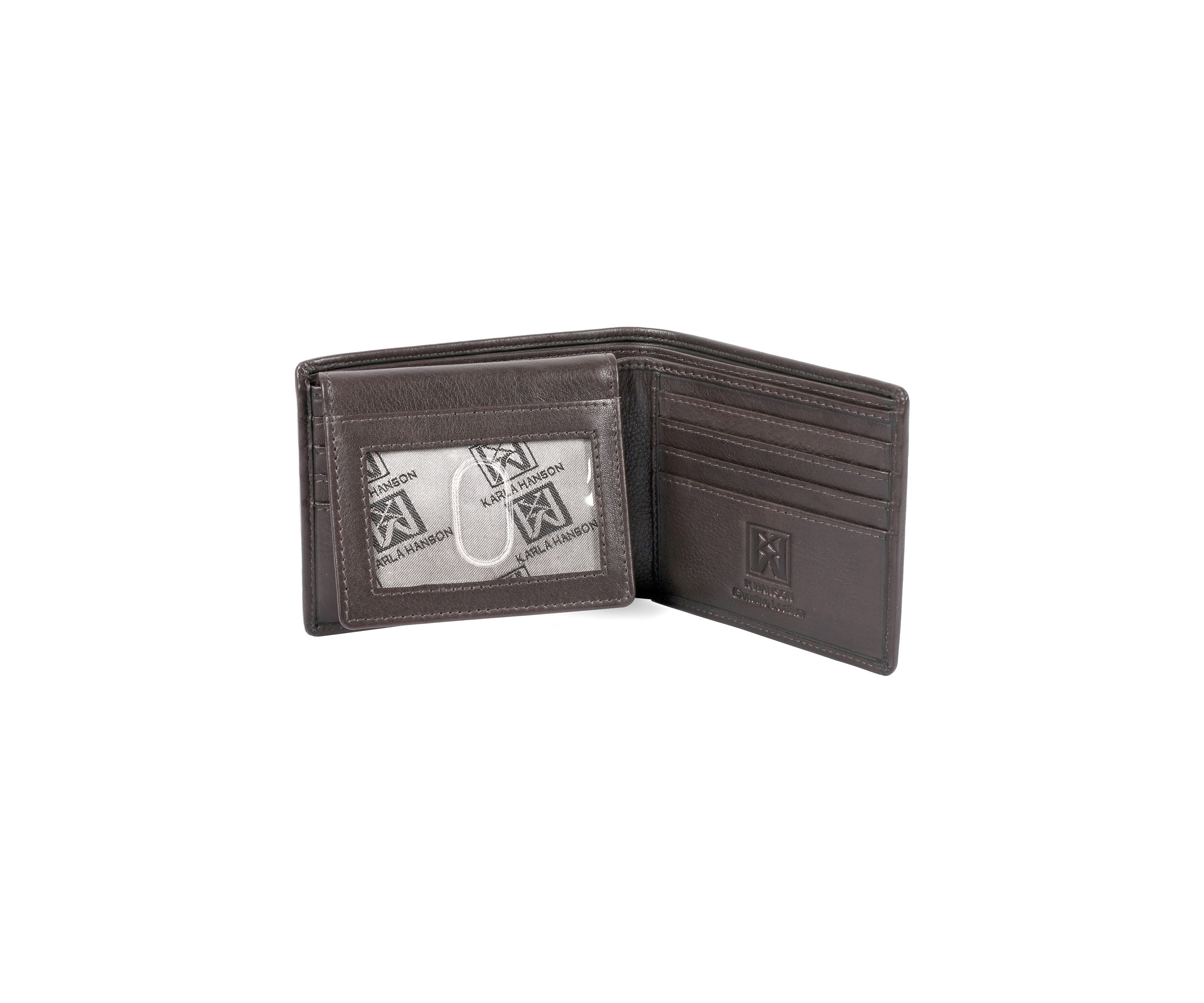 RFID Blocking Leather Wallet with Card Insert