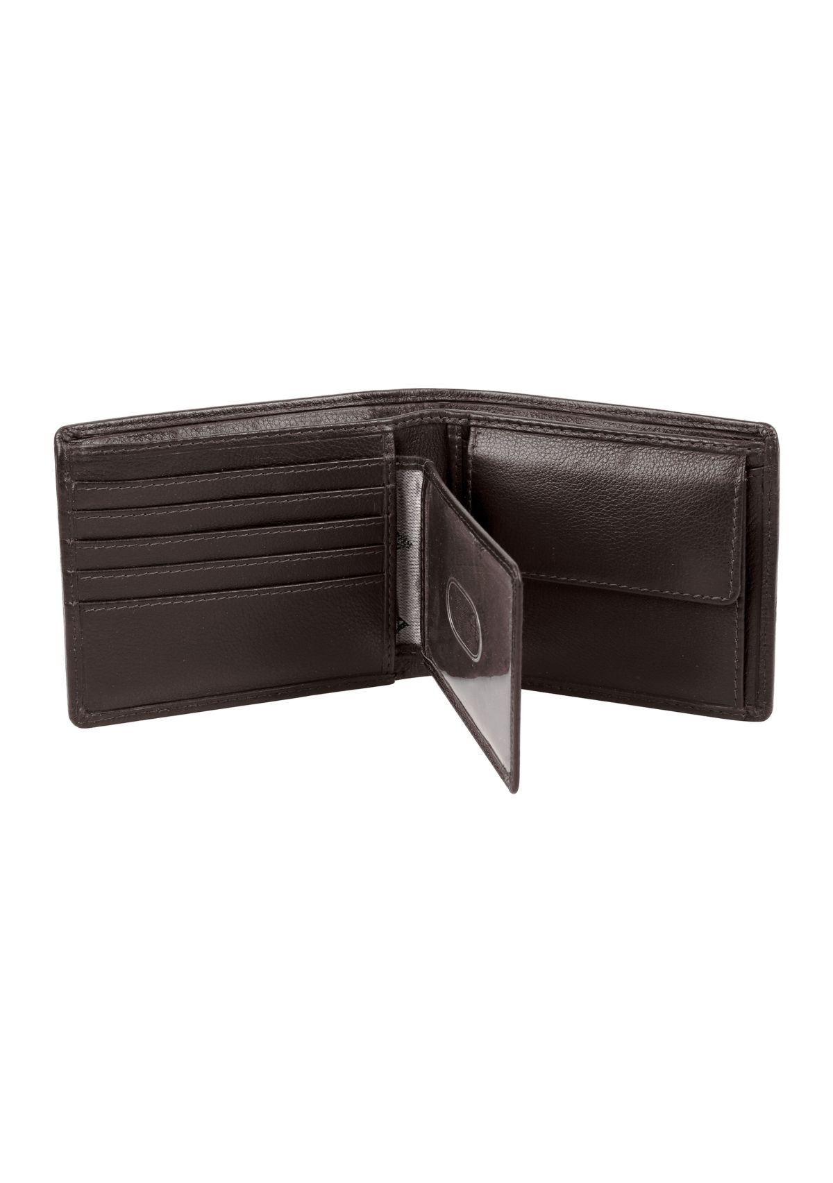 RFID Blocking Martin Coin Pocket Leather Wallet