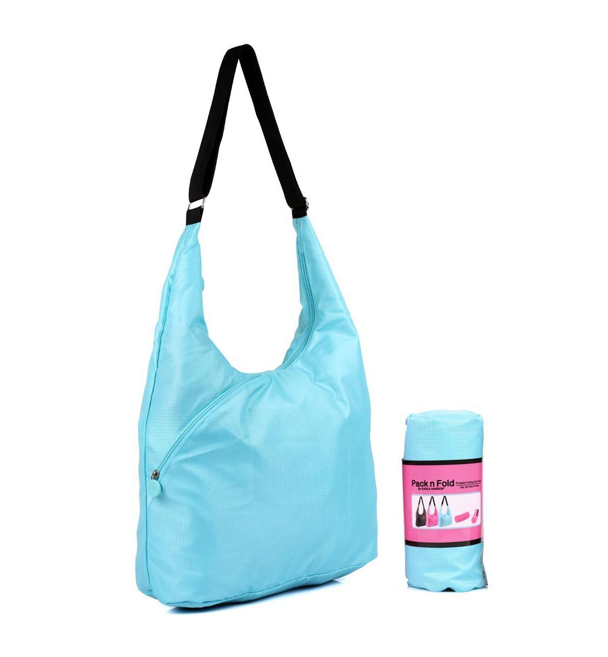 Pack n Fold Travel Hobo Bag