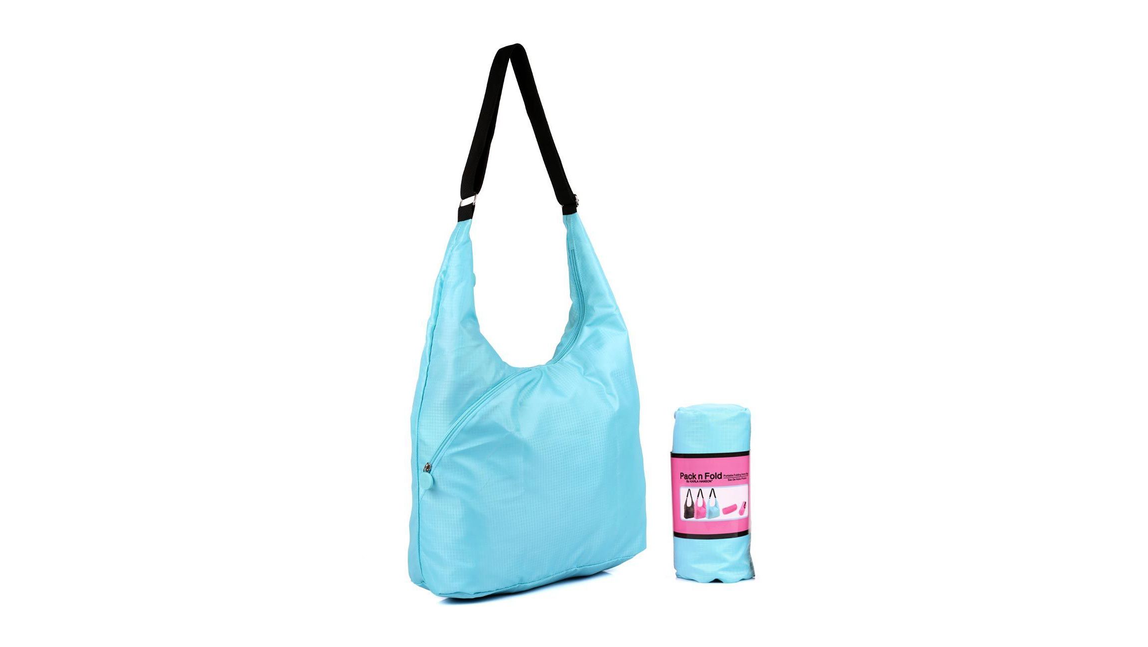 Pack n Fold Travel Hobo Bag