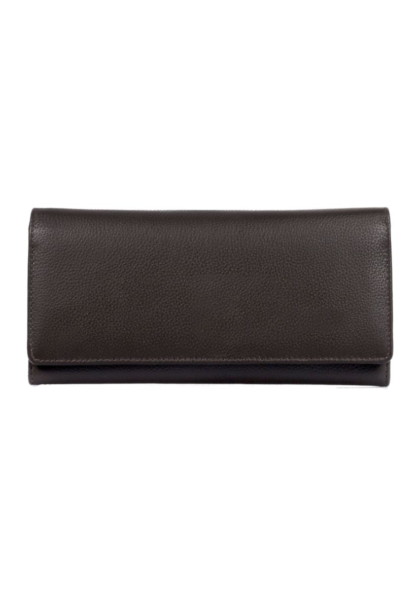RFID Blocking Leather Trifold Wallet