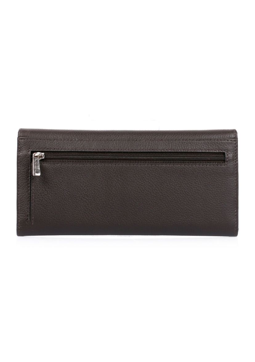 RFID Blocking Leather Trifold Wallet