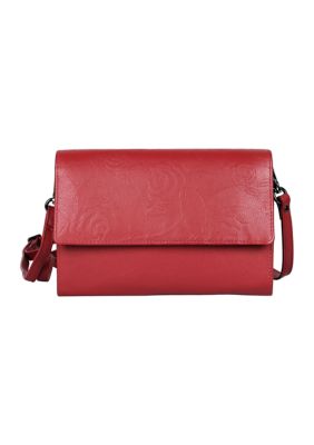 Karla Hanson Delia RFID Blocking Leather Crossbody Clutch | belk