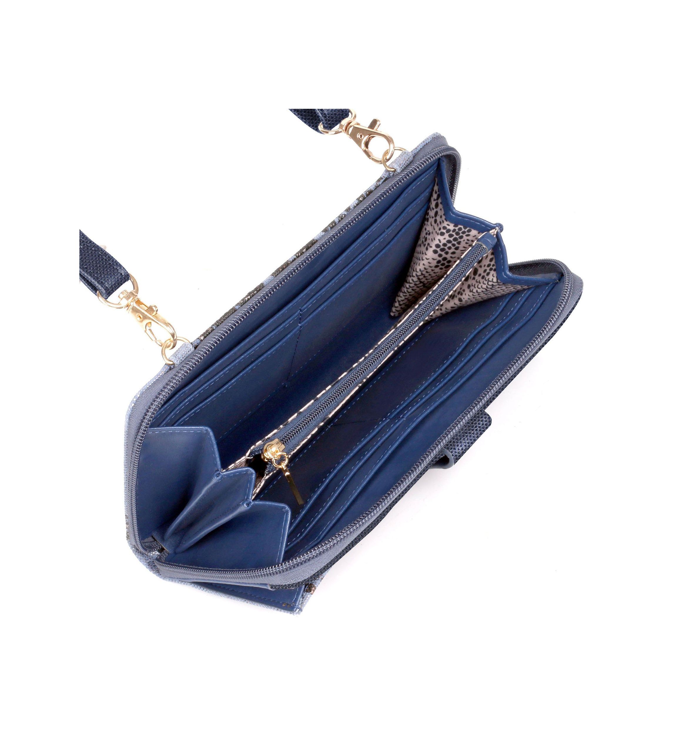 RFID Blocking Eva Womens Crossbody Wallet
