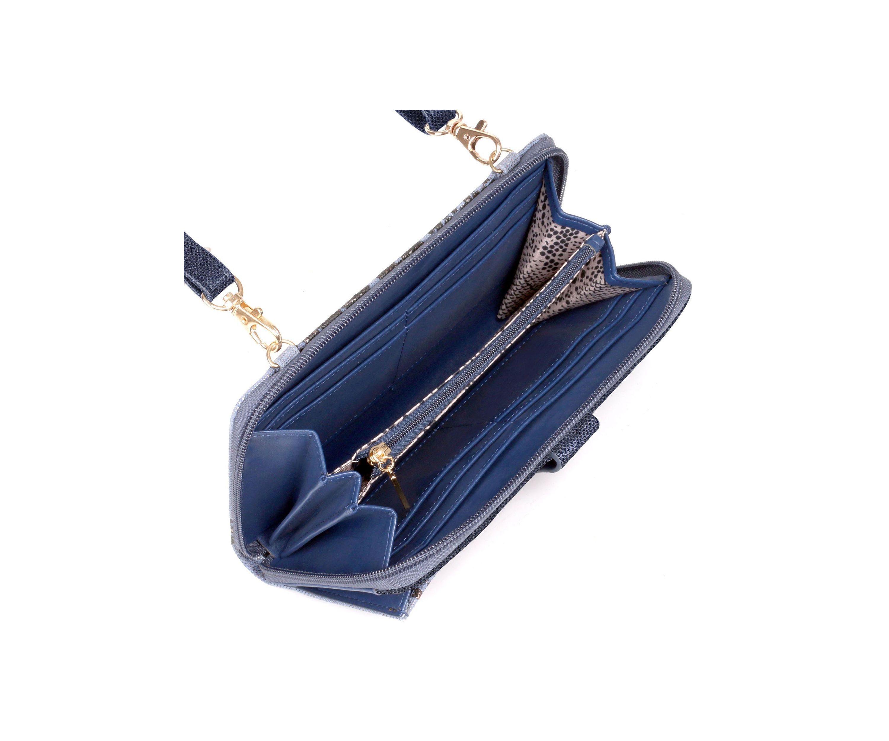 RFID Blocking Eva Womens Crossbody Wallet