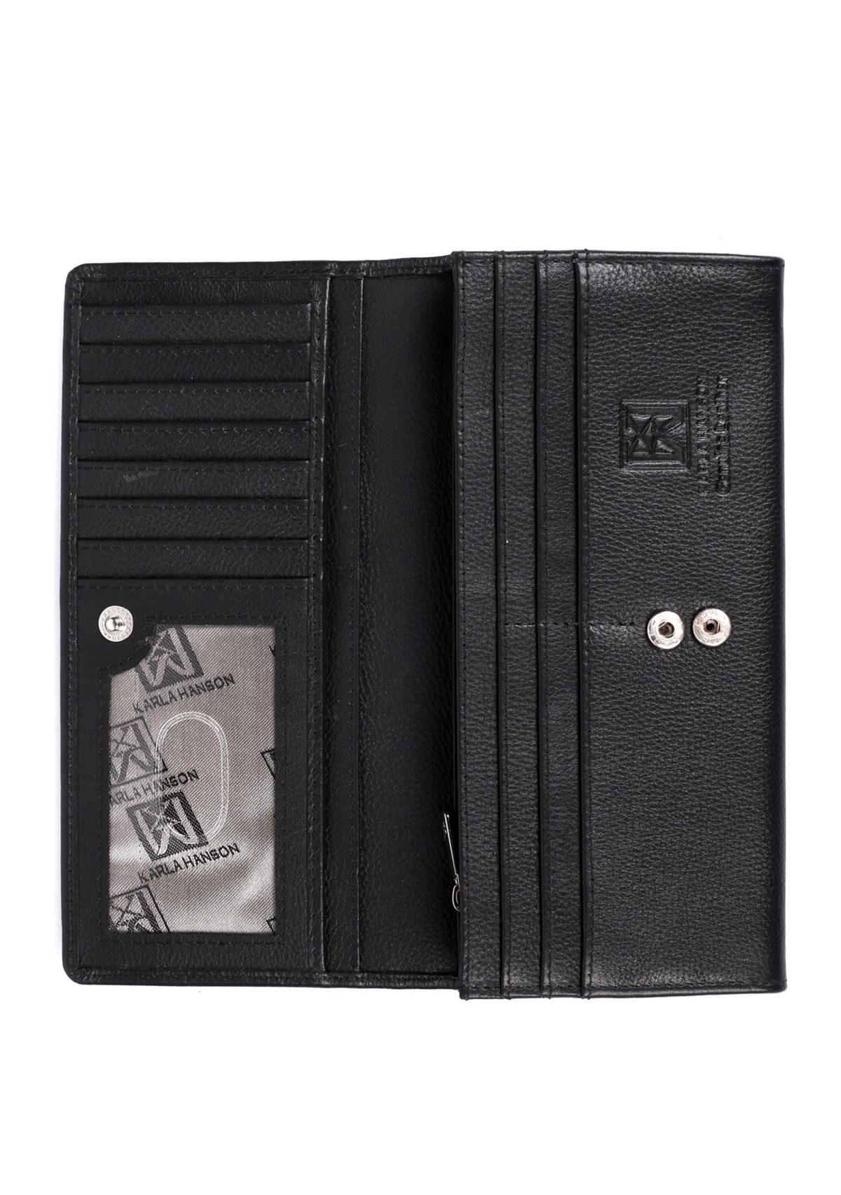 RFID Blocking Leather Continental Wallet
