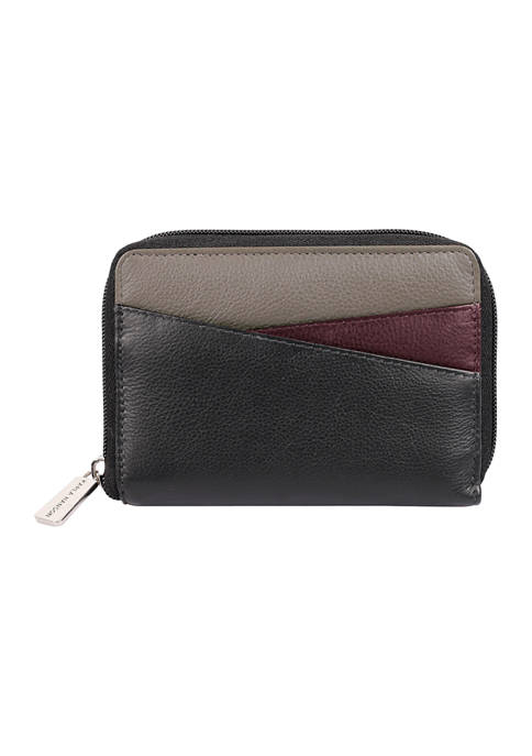 RFID Blocking Wanda Leather Medium Wallet