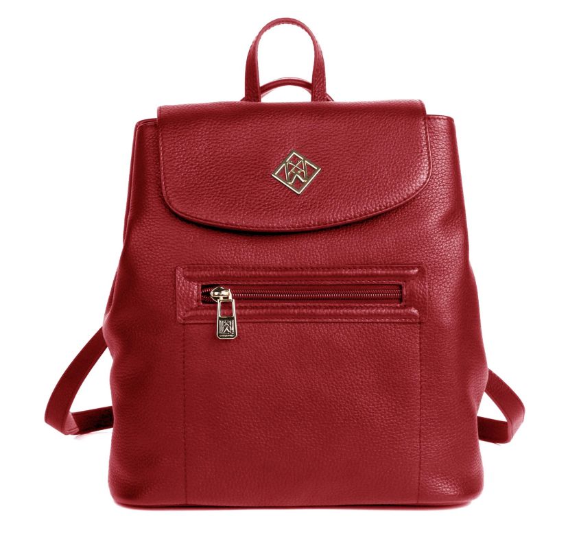 RFID Blocking Dorothy Leather Crossbody Backpack
