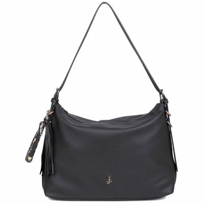 Julia Buxton Juliet Suede Fringe Shoulder Bag