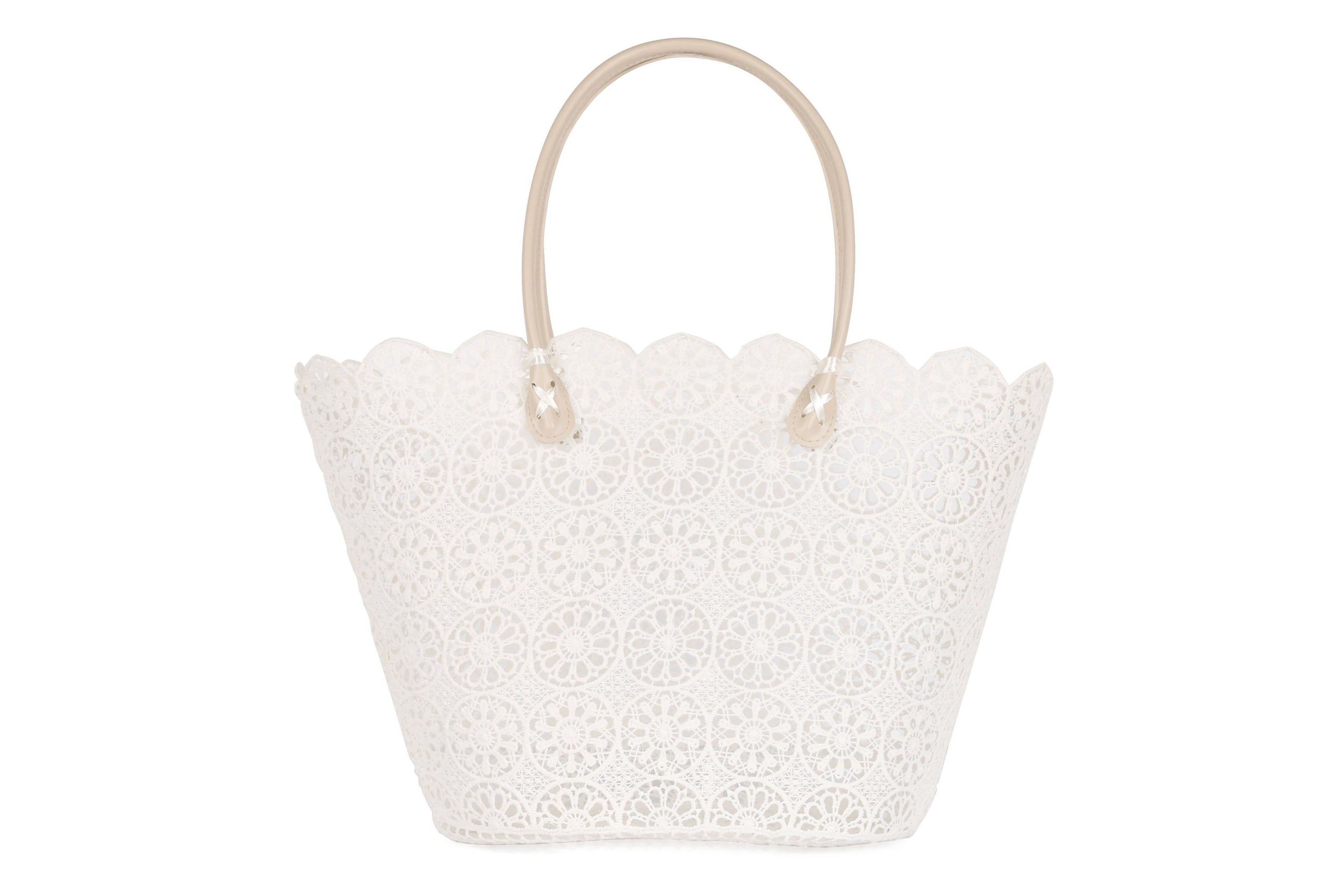Riki & Romi Lace Tote Medium Trixy Cream