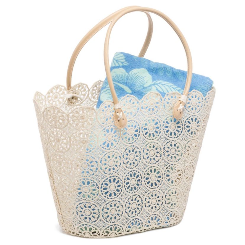 Riki & Romi Lace Tote Medium Trixy Cream