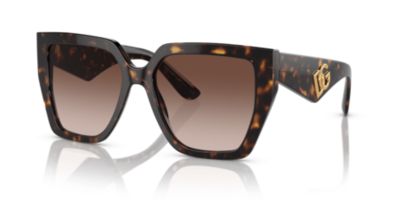 Miu Miu Women's MU 10YS Sunglasses, Brown, Medium