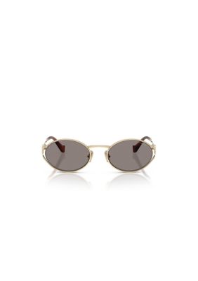 Miu Miu Women's MU 52YS Sunglasses, Grey