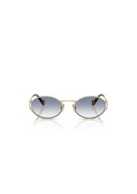 Miu Miu Women's MU 52YS Sunglasses, Light Blue