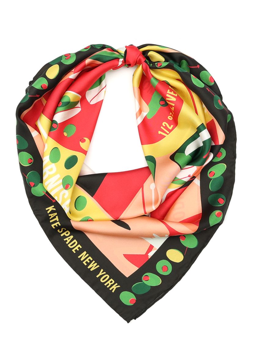 Dirty Martini Silk Square Scarf