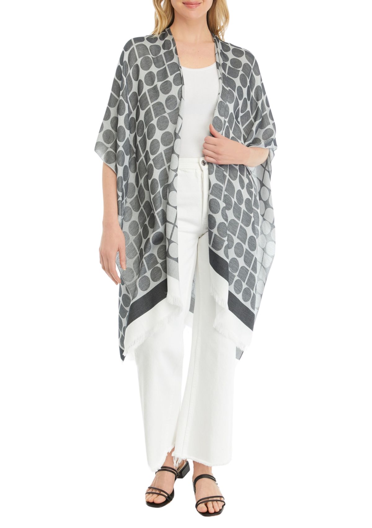 kate spade new york® Noel Yarn Dyed Ruana | Belk
