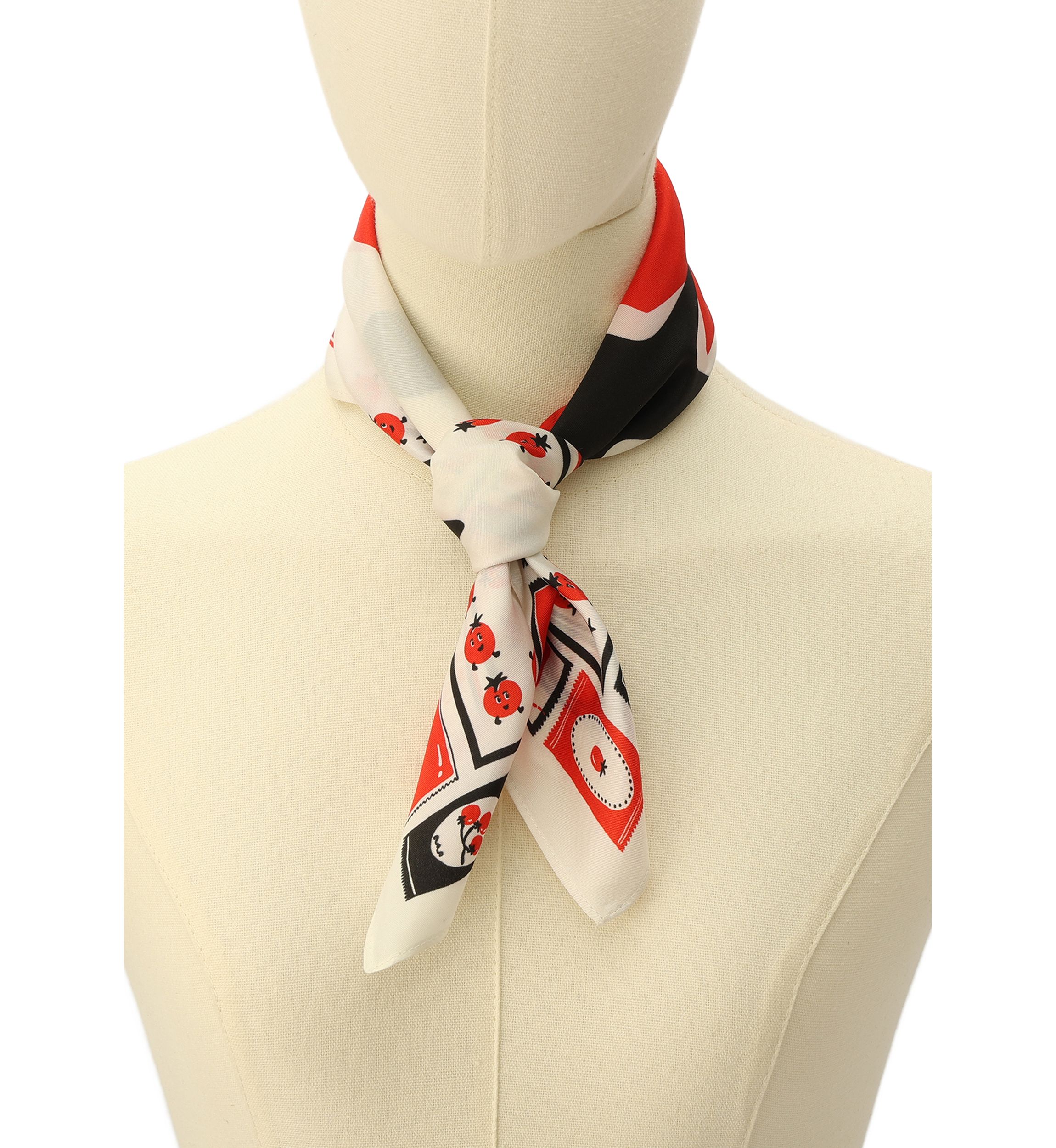 Tomato Ketchup Silk Bandana 