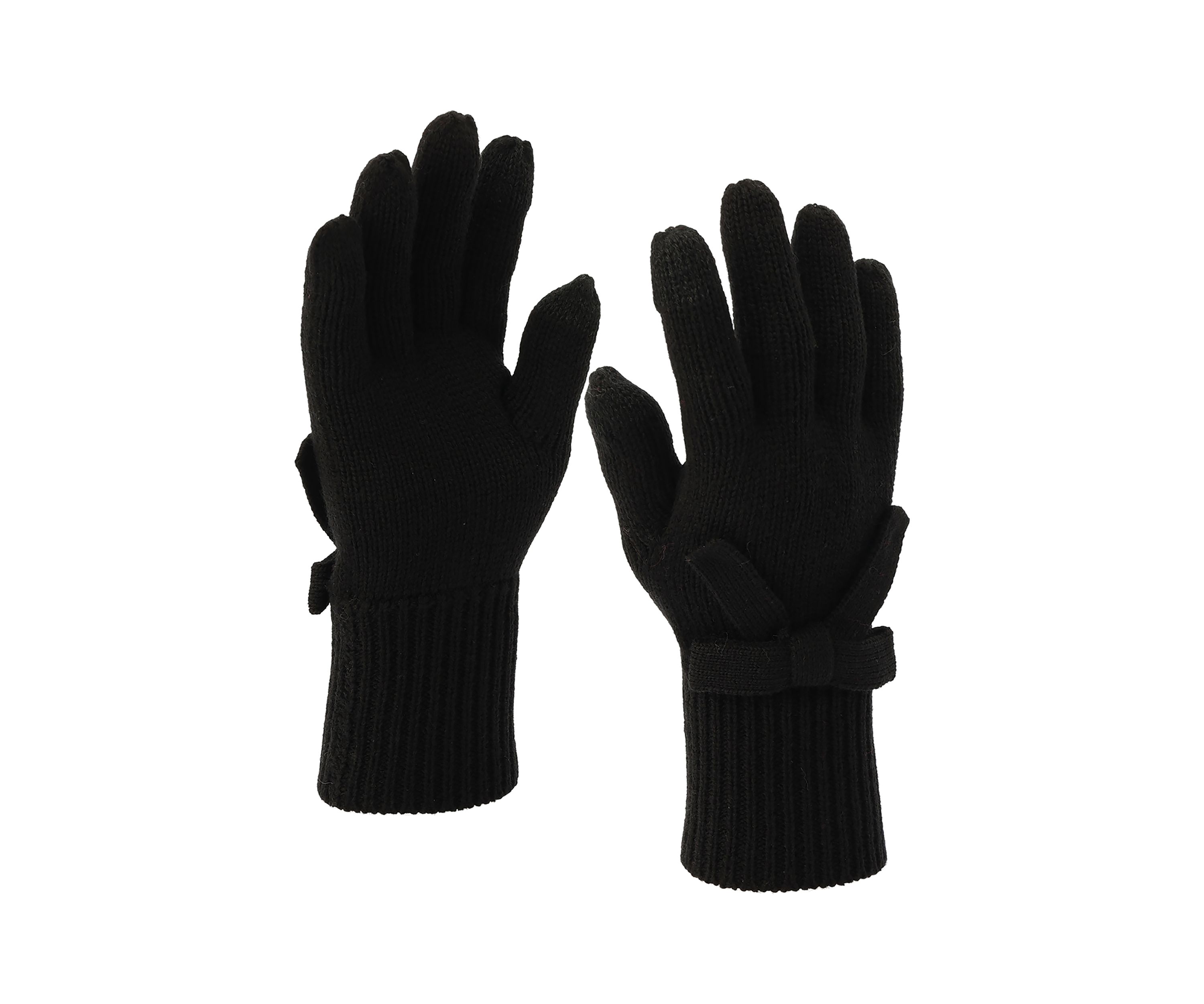 Solid Bow Gloves